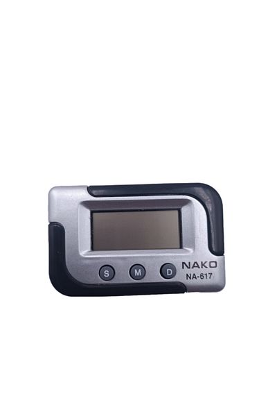 NAKO Ceas electronic auto cu bandă adezivă, 8 cm, negru/gri, Dalimag