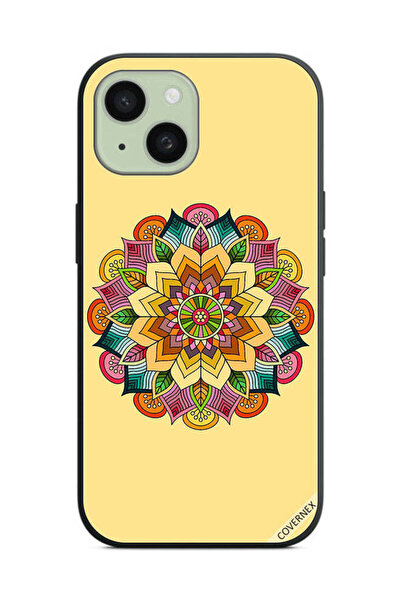 Covernex غطاء حماية لهاتف Apple iPhone 15 Plus بنمط ماندالا دائري