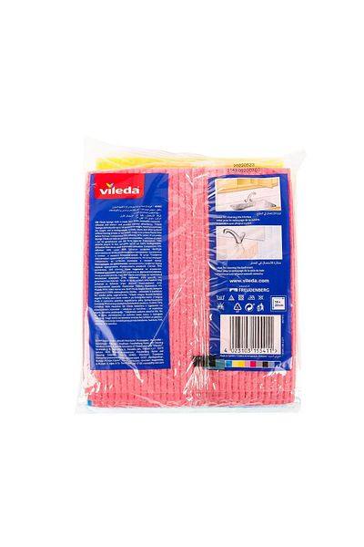 Vileda Sponge Cloth 10pcs – 18x20cm Each | Super Absorbent & Durable Cleaning Wipes