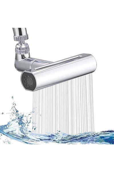 Mena Rise Sirinshop 360 °   Rotatable Universal Faucet Tip - Versatile Rotating m with 4 Different Water Outlet Modes