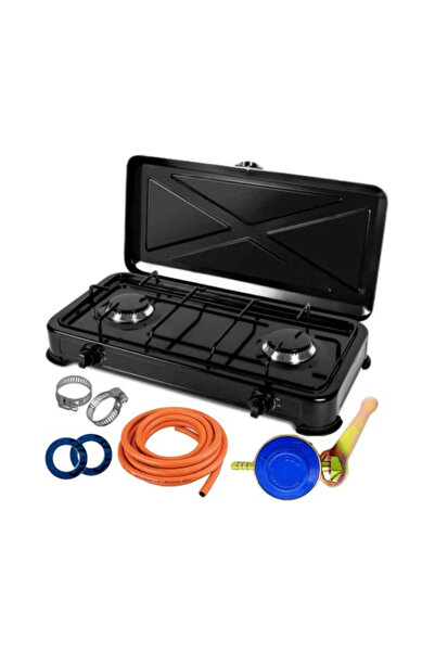 COBI SMART® Pachet aragaz 2 ochiuri, GPL butelie, 0.9KW si 1.6KW, accesorii i...