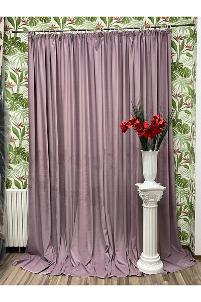 Liz Line Set of two velvet curtains, with drapery, various sizes and colors, from the "Velvet" range by Liz Line