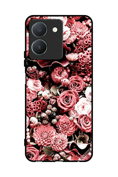 Covernex Protective Case Cover For Vivo Y36 5G Peach Roses
