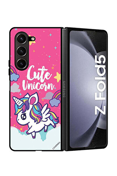 Covernex غطاء حماية لهاتف سامسونج جالاكسي زد فولد 5 بتصميم وحيد القرن اللطيف