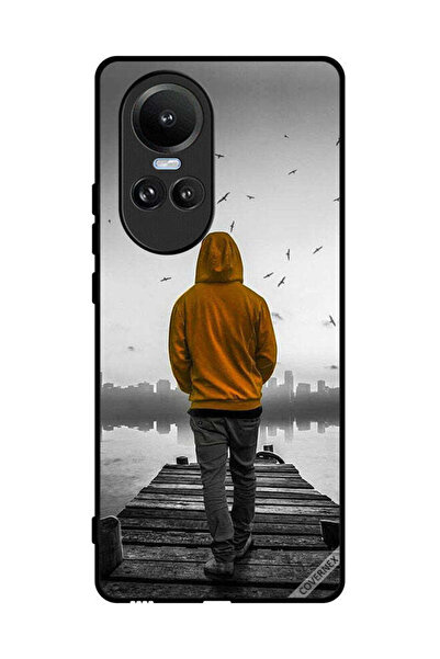 Covernex غطاء حماية لهاتف Oppo Reno10 - فتى حزين يمشي