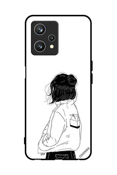 Covernex غطاء حماية لهاتف Realme 9 Pro فتاة تفكر بعمق كبير