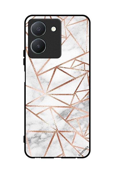 Covernex غطاء حماية لهاتف Vivo Y36 4G بنمط رخامي وورق حائط