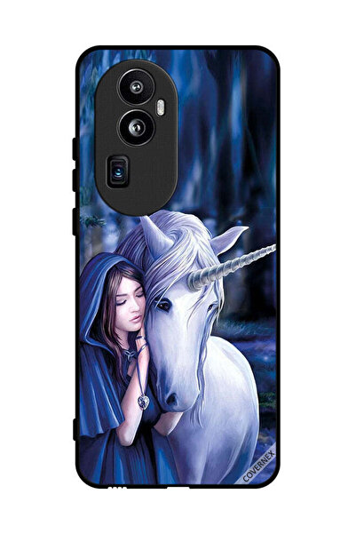 Covernex غطاء حماية لهاتف Oppo Reno 10 Pro Plus فتاة تحب وحيد القرن