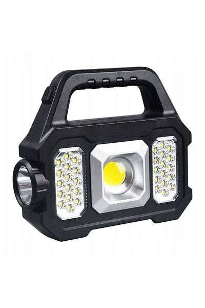 divendi-ro Solar LED Solar Lantern with COB 5W Side COB 5W 6 Illumination Modes, with handle