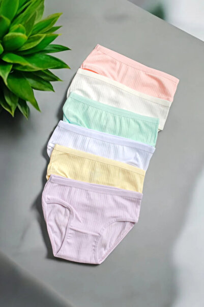 Stars Underwear Εσώρουχα για κορίτσια 6 Χρώματα Βαμβακερά Premium Ποιότητας Εύκαμπτα Σλιπ