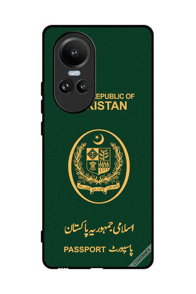 Covernex غطاء حماية لهاتف Oppo Reno10 Pro بنمط جواز سفر باكستاني