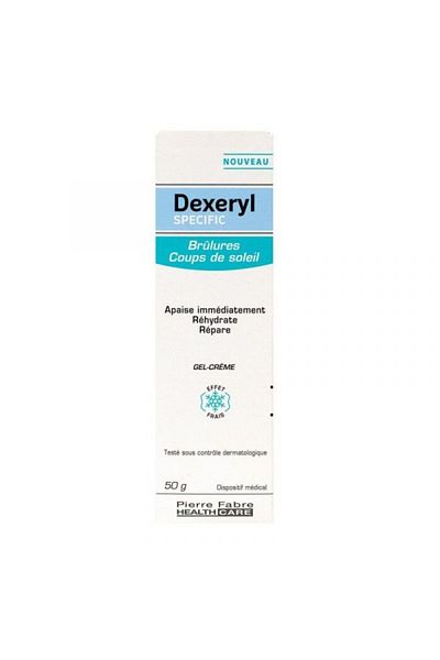 Pierre Fabre Cream, Pierre Fabre, Dexeryl, Soothing and Repairing Effect on Sunburn, 50gr
