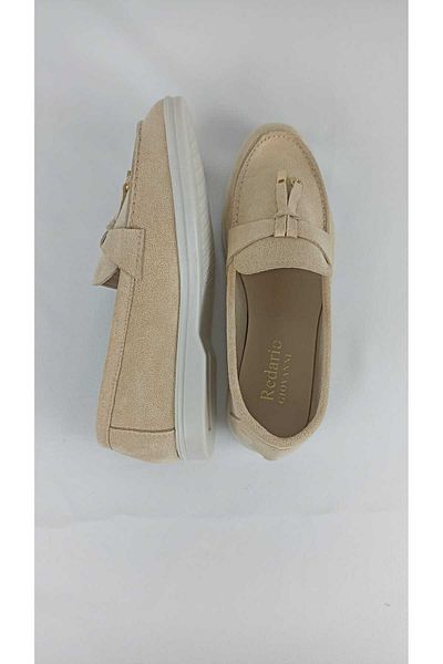 ZİO Women Beige Suede Ballet