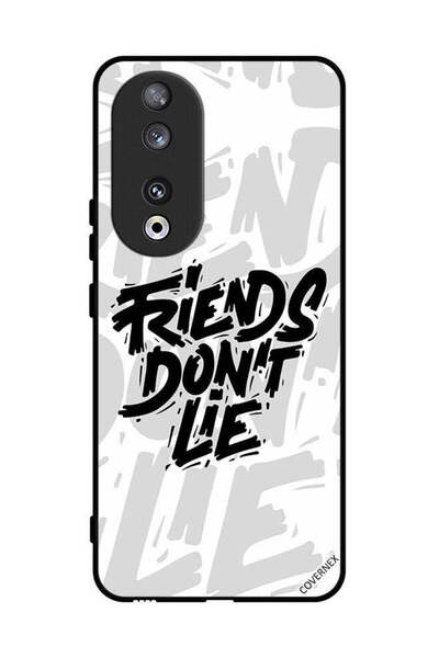 Covernex غطاء حماية لهاتف Honor 90 - خط الأصدقاء لا يكذبون