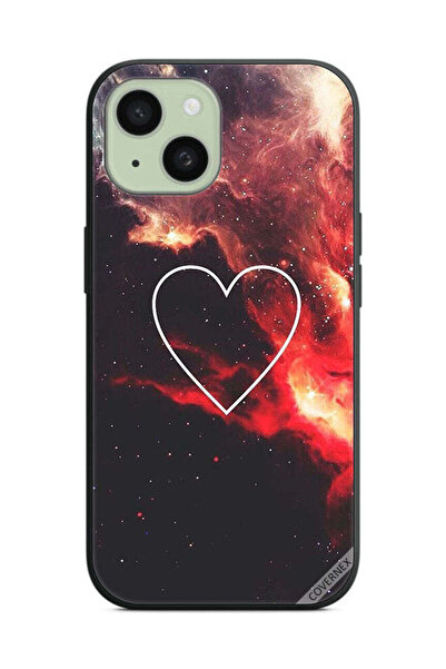 Covernex غطاء حماية لهاتف Apple iPhone 15 قلب في الفضاء