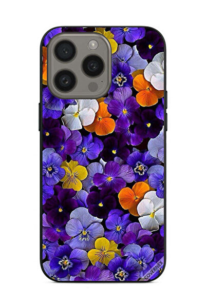 Covernex غطاء حماية لهاتف Apple iPhone 15 Pro Max زهور صغيرة