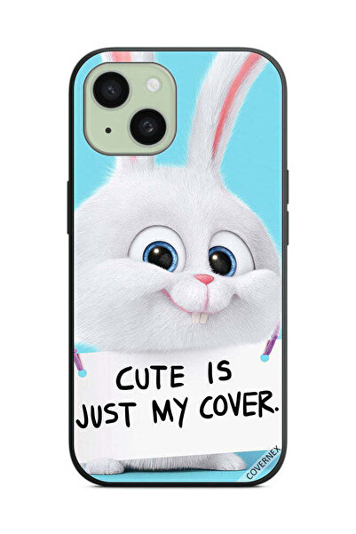 Covernex غطاء حماية لجهاز Apple iPhone 15 Plus، أرنب لطيف هو مجرد غطاء خاص بي