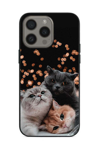Covernex غطاء حماية لهاتف Apple iPhone 15 Pro Max Kittens