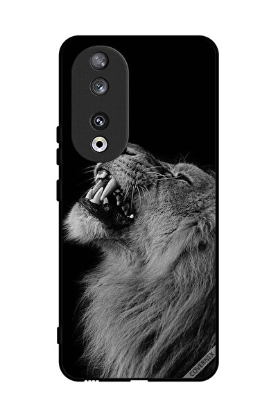 Covernex غطاء حماية لهاتف Honor 90 بتصميم الأسد المبهج