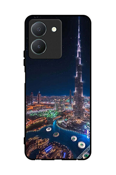 Covernex غطاء حماية لهاتف Vivo Y36 5G منظر ليلي لوسط المدينة