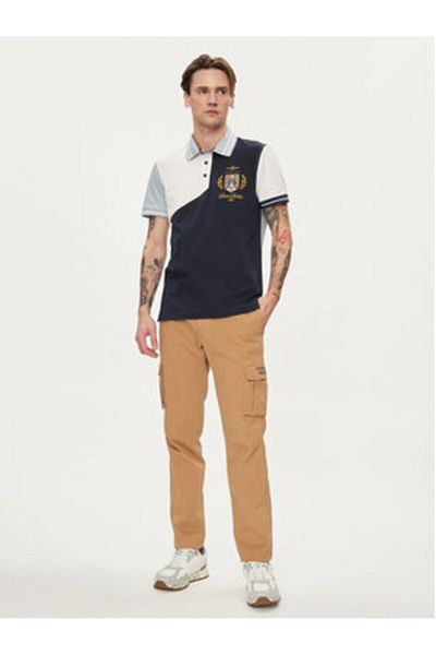 Aeronautica Militare Polo bărbătesc 241PO1764P199 bleumarin, albastru