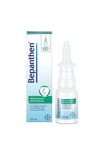 Bayer Nazal Spray, Bayer, Bepanthen, with Seawater, Moisturizing and Repairing Effect, 20ml