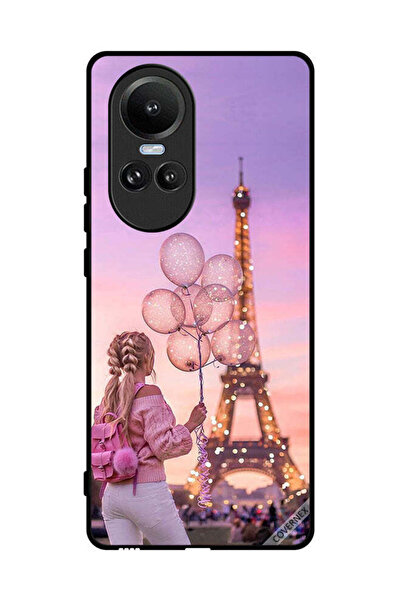 Covernex غطاء حماية لهاتف Oppo Reno10 فتاة تحمل بالونات