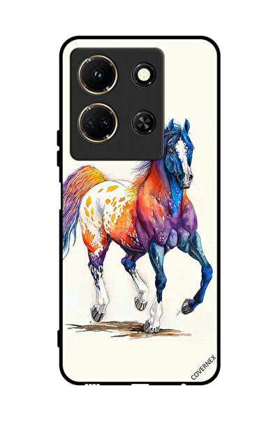 Covernex غطاء حماية لهاتف Infinix Note 30 بتصميم رسمة حصان