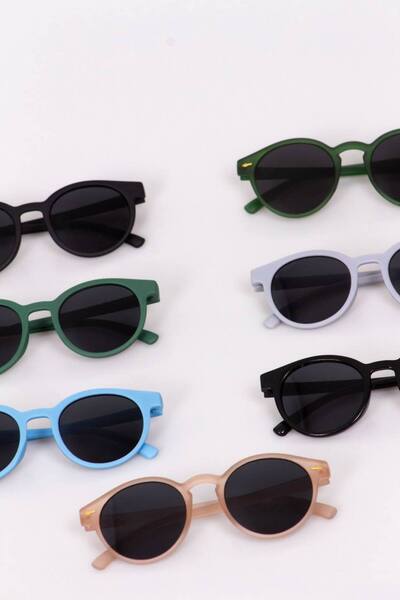 ZRA Vanilla Avenue Brown Laciel Paris Uv 400 Protection Unisex Children's Sunglasses with Box 2-9 Years