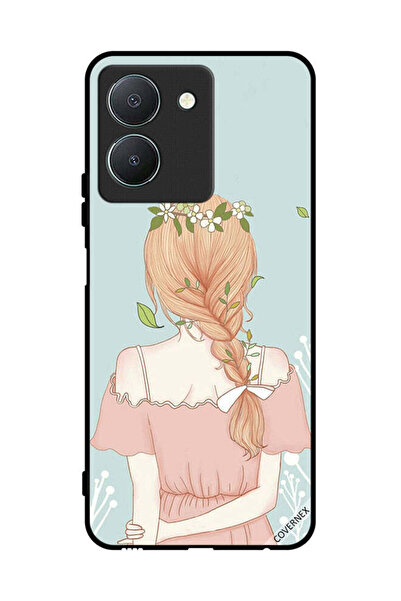 Covernex غطاء حماية لهاتف Vivo Y36 5G بفتاة واقفة لطيفة المظهر