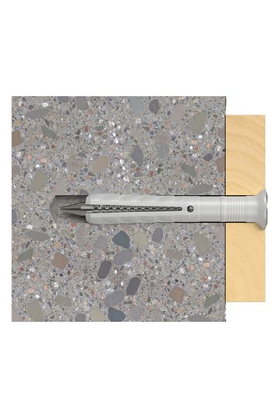 Fischer Hammerfix N 5 x 30/5 S with Countersunk Head Screw Silver and Grey