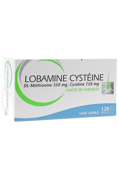 Pierre Fabre Capsules, Pierre Fabre, Lobamine Cysteine, Against Androgenic Alopecia in Adults, 120 capsules