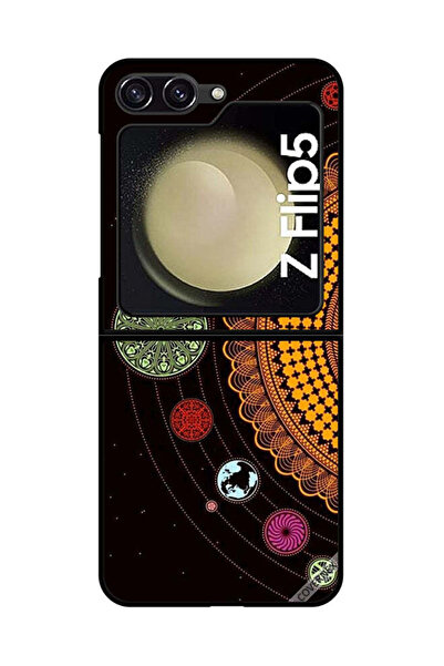 Covernex غطاء حماية لهاتف سامسونج جالاكسي زد فليب 5، مزين برسومات ماندالا للن...