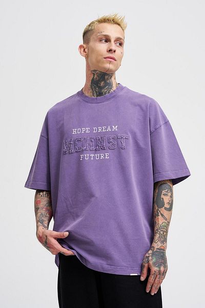 Machinist Men's Hope Dream Printed Oversize Mystical T-Shirt