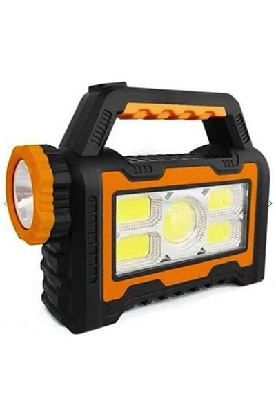 divendi-ro 8031-B solar portable lamp with 1 LED + 55 COB solar powered flashlight, handheld