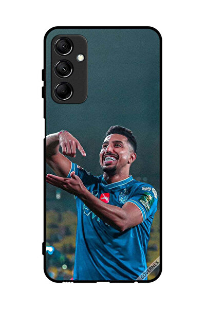 Covernex غطاء حماية لهاتف سامسونج جالاكسي M14 5G سالم الدوسري يحمل كرة قدم