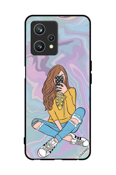 Covernex غطاء حماية لهاتف Realme 9 Pro صورة فتاة تلتقطها
