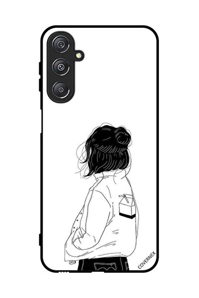 Covernex غطاء حماية لهاتف سامسونج جالاكسي M34 5G فتاة تفكر بعمق كبير