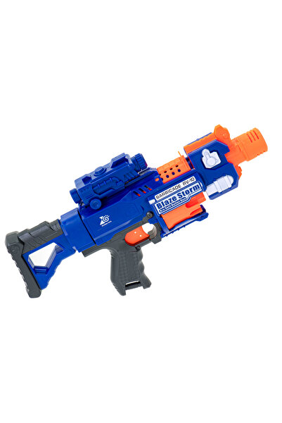 IMK Κυλινδρικό σετ παιχνιδιών όπλων® με 20 μπλε σφαίρες, εμβέλεια έως 10 μέτρα