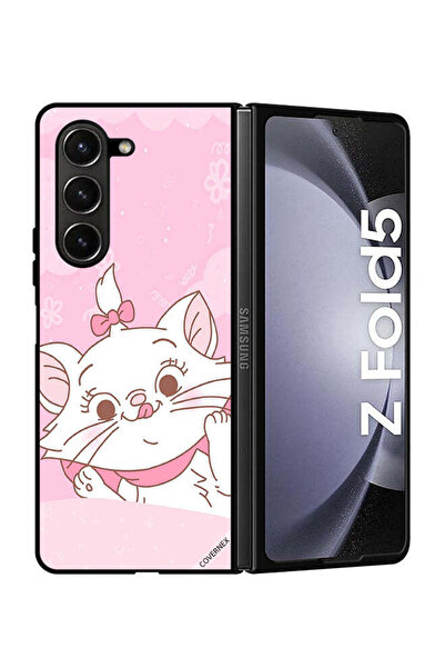 Covernex غطاء حماية لهاتف سامسونج جالاكسي زد فولد 5، رسمة قطة