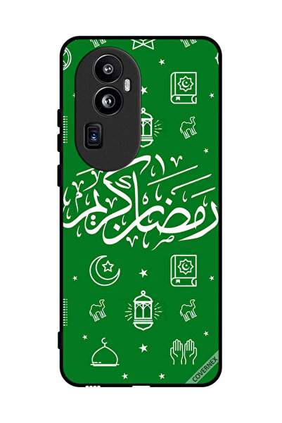 Covernex غطاء حماية لهاتف أوبو رينو 10 برو بلس - رمضان كريم - أخضر