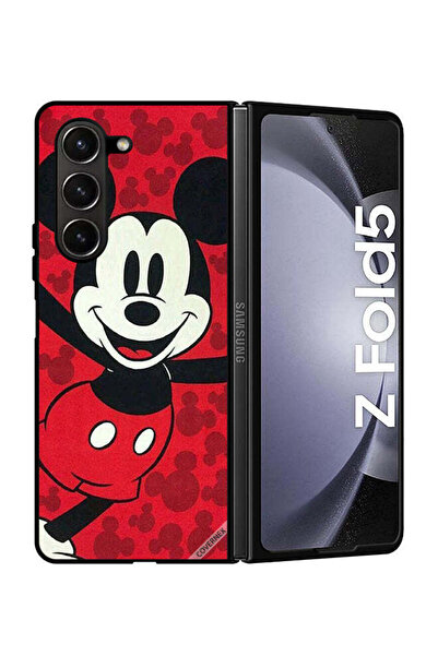 Covernex غطاء حماية لهاتف سامسونج جالاكسي زد فولد 5 ميكي ماوس سعيد