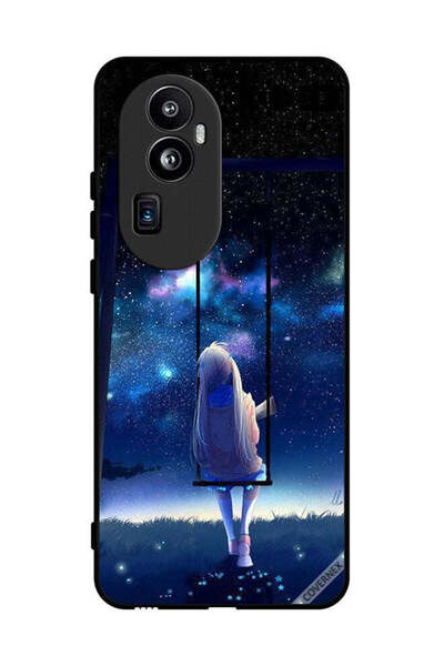 Covernex غطاء حماية لهاتف Oppo Reno 10 Pro Plus برسومات فتاة حزينة