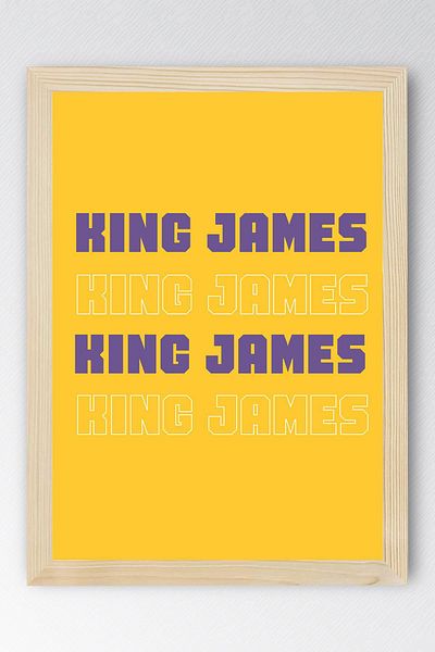 Saturn Lebron James Framed Painting - Basketball Nba Poster Painting