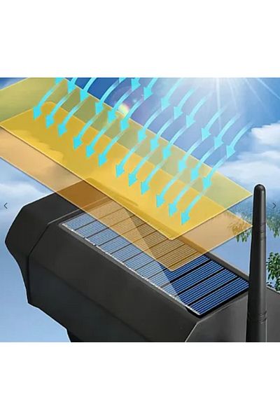 divendi-ro Solar lamp BK-36 35 LED surveillance camera type