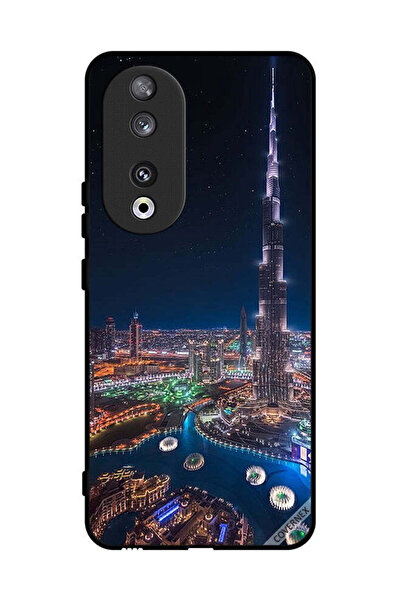 Covernex غطاء حماية لهاتف Honor 90 Night View Of Downtown