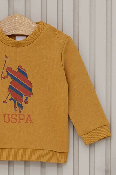 U.S. Polo Assn. Us Polo Baby Boy 2-Piece Set - Mustard
