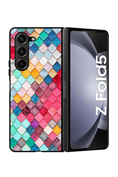 Covernex غطاء حماية لهاتف سامسونج جالاكسي زد فولد 5 بنمط مربع ماسي