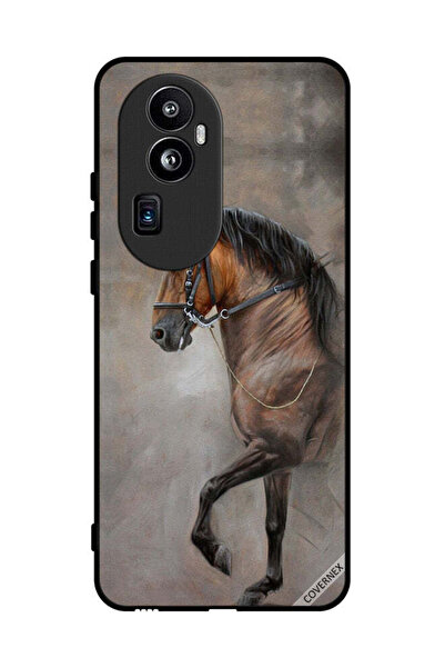 Covernex غطاء حماية لهاتف Oppo Reno 10 Pro Plus صورة حصان عتيقة