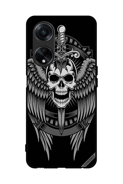Covernex غطاء حماية لهاتف Oppo F23 5G جمجمة بأجنحة نسر